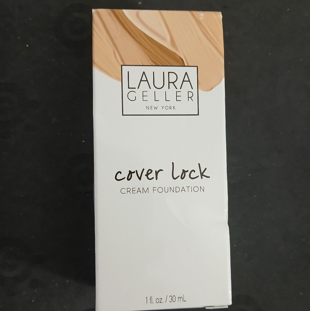 Laura Geller Cover Lock Cream Foundation - Sand NIB Sealed